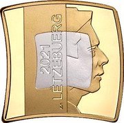 Luxembourg 2,50 Euro Casemates 2021 Proof 2021 LËTZEBUERG coin obverse Luxembourg 2,50 Euro Casemates 2021 Proof 2021 LËTZEBUERG coin obverse