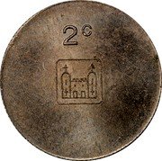 Malta 2 Cents (Planchet Trial) 2 C coin obverse Malta 2 Cents (Planchet Trial) 2 C coin obverse