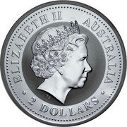 Australia 2 Dollars Elizabeth II - Australian Kookaburra 2009 P BU ELIZABETH II AUSTRALIA 2 DOLLARS IRB coin obverse Australia 2 Dollars Elizabeth II - Australian Kookaburra 2009 P BU ELIZABETH II AUSTRALIA 2 DOLLARS IRB coin obverse