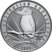 Australia 2 Dollars Elizabeth II - Australian Kookaburra 2009 P BU THE AUSTRALIAN KOOKABURRA 2 OZ 999 SILVER P20 2009 coin reverse Australia 2 Dollars Elizabeth II - Australian Kookaburra 2009 P BU THE AUSTRALIAN KOOKABURRA 2 OZ 999 SILVER P20 2009 coin reverse