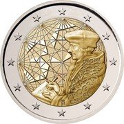 Spain 2 Euro (35th Anniversary of the Erasmus Programme) 35 1987-2022 ERASMUS PROGRAMME M ESPANA coin obverse Spain 2 Euro (35th Anniversary of the Erasmus Programme) 35 1987-2022 ERASMUS PROGRAMME M ESPANA coin obverse