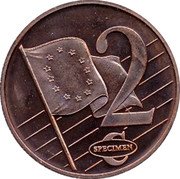 Cyprus 2 Euro Cent Euro Coinage 2 SPECIMEN C coin reverse Cyprus 2 Euro Cent Euro Coinage 2 SPECIMEN C coin reverse