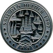 Netherlands 2 Euro Sail Den Helder - Steamship. Silver Gull 1997 SAIL DEN HELDER 1997 coin obverse