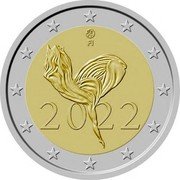 Finland 2 Euro 100 Years of National Ballet in Finland 2022 FI 2022 coin obverse Finland 2 Euro 100 Years of National Ballet in Finland 2022 FI 2022 coin obverse