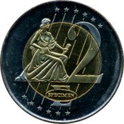 Malta 2 Euro Jean Parisot de Valette 2003 2 SPECIMEN coin reverse Malta 2 Euro Jean Parisot de Valette 2003 2 SPECIMEN coin reverse