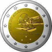 Portugal 2 Euro (Centenary of the first crossing of the South Atlantic by plane) TRAVESSIA DO ATLÂNTICO SUL PORTUGAL 1922 - 2022 ESC. JJ BRITO CASA DA MOEDA coin obverse Portugal 2 Euro (Centenary of the first crossing of the South Atlantic by plane) TRAVESSIA DO ATLÂNTICO SUL PORTUGAL 1922 - 2022 ESC. JJ BRITO CASA DA MOEDA coin obverse