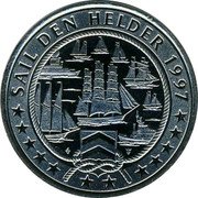 Netherlands 2 Euro Sail Den Helder - Brik / Jan van Gent) 1997 SAIL DEN HELDER 1997 coin obverse