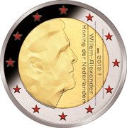 Netherlands 2 Euro (Willem-Alexander Maastricht) WILLEM-ALEXANDER KONING DER NEDERLANDEN 2019 coin obverse Netherlands 2 Euro (Willem-Alexander Maastricht) WILLEM-ALEXANDER KONING DER NEDERLANDEN 2019 coin obverse