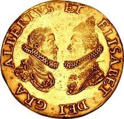 Netherlands 2 Goudgulden (Albert & Isabella) ALBERTVS ET ELISABET DEI GRA coin obverse