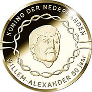 Netherlands 20 Euro (Willem-Alexander 50th birthday) KONING DER NEDERLANDEN WILLEM-ALEXANDER 50 JAAR coin obverse Netherlands 20 Euro (Willem-Alexander 50th birthday) KONING DER NEDERLANDEN WILLEM-ALEXANDER 50 JAAR coin obverse