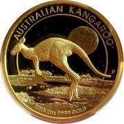 Australia 200 Dollars Kangaroo 2015 P AUSTRALIAN KANGAROO 2015 2 OZ 9999 GOLD P coin reverse Australia 200 Dollars Kangaroo 2015 P AUSTRALIAN KANGAROO 2015 2 OZ 9999 GOLD P coin reverse