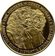 Netherlands 200 Ecu (Constantijn and Christian Huygens) X# 19.2 ADMOVERE OCULIS DISTANTIA SIDERA NOSTRIS CHR HUYGEMS CONST HUYGEMS coin reverse Netherlands 200 Ecu (Constantijn and Christian Huygens) X# 19.2 ADMOVERE OCULIS DISTANTIA SIDERA NOSTRIS CHR HUYGEMS CONST HUYGEMS coin reverse