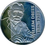 Netherlands 25 Ecu 10th Deathanniversary 3rd Minister-President Willem Drees 1998 ☤ b+a Proof WILLEM DREES 1886-1988 coin reverse Netherlands 25 Ecu 10th Deathanniversary 3rd Minister-President Willem Drees 1998 ☤ b+a Proof WILLEM DREES 1886-1988 coin reverse