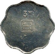 Malta 3 Mils (Planchet Trial) 3 M coin obverse Malta 3 Mils (Planchet Trial) 3 M coin obverse
