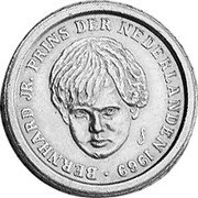 Netherlands 5 Cents Prince Bernhard ND(1980) X# 306 BERNHARD JR. PRINS DER NEDERLANDEN 1969 coin obverse Netherlands 5 Cents Prince Bernhard ND(1980) X# 306 BERNHARD JR. PRINS DER NEDERLANDEN 1969 coin obverse