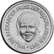 Netherlands 5 Cents Prins Willem Alexander ND(1980) X# 303 WILLEM ALEXANDER PRINS DER NEDERLANDEN 1967 coin obverse Netherlands 5 Cents Prins Willem Alexander ND(1980) X# 303 WILLEM ALEXANDER PRINS DER NEDERLANDEN 1967 coin obverse