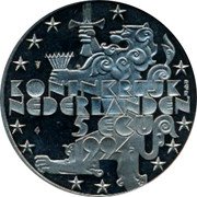 Netherlands 5 ecu (Christmas) KONINKRIJK NEDERLANDEN 5 ECU 1994 coin obverse