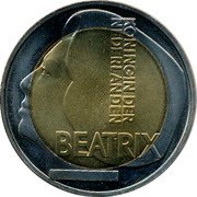 Netherlands 5 Ecu Euro Beatrix 1996 KONINGIN DER NEDERLANDEN coin obverse