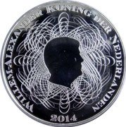 Netherlands 5 Euro (200 years of the Netherlands Central Bank - yellow) WILLEM - ALEXANDER KONING DER NEDERLANDEN 2014 coin obverse