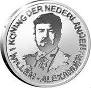 Netherlands 5 Euro (40th anniversary NOS Jeugdjournaal) KONING DER NEDERLANDEN 2021 WILLEM-ALEXANDER M coin obverse Netherlands 5 Euro (40th anniversary NOS Jeugdjournaal) KONING DER NEDERLANDEN 2021 WILLEM-ALEXANDER M coin obverse