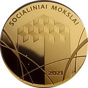 Lithuania 5 Euro Social Sciences 2021 Proof 2021 SOCIALINIAI MOKSLAI coin reverse Lithuania 5 Euro Social Sciences 2021 Proof 2021 SOCIALINIAI MOKSLAI coin reverse