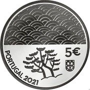 Portugal 5 Euro (The art of varnish (Portugal and Japan)) 5 € PORTUGAL 2021 coin obverse