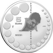 Netherlands 5 Euro (Willem-Alexander Anton Geesink) ANTON GEESINK 5 EURO 2021 coin reverse Netherlands 5 Euro (Willem-Alexander Anton Geesink) ANTON GEESINK 5 EURO 2021 coin reverse