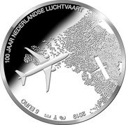 Netherlands 5 Euro (Willem-Alexander Aviation) 100 JAAR NEDERLANDSE LUCHTVAART 2019 5 EURO coin reverse Netherlands 5 Euro (Willem-Alexander Aviation) 100 JAAR NEDERLANDSE LUCHTVAART 2019 5 EURO coin reverse