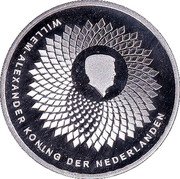 Netherlands 5 Euro (Willem-Alexander University of Wageningen. Earth) WILLEM-ALEXANDER KONING DER NEDERLANDEN coin obverse Netherlands 5 Euro (Willem-Alexander University of Wageningen. Earth) WILLEM-ALEXANDER KONING DER NEDERLANDEN coin obverse