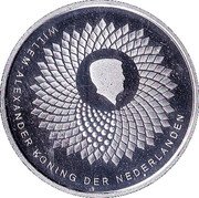 Netherlands 5 Euro (Willem-Alexander University of Wageningen) WILLEM-ALEXANDER KONING DER NEDERLANDEN coin obverse Netherlands 5 Euro (Willem-Alexander University of Wageningen) WILLEM-ALEXANDER KONING DER NEDERLANDEN coin obverse