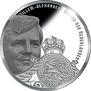 Netherlands 5 Euro Willem-Alexander Wadden Sea. Denmark 2016  Proof WILLEM-ALEXANDER KONING DER NEDERLANDEN JE MAIN coin obverse Netherlands 5 Euro Willem-Alexander Wadden Sea. Denmark 2016  Proof WILLEM-ALEXANDER KONING DER NEDERLANDEN JE MAIN coin obverse
