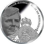 Netherlands 5 Euro Willem-Alexander Wadden Sea. Netherlands 2016  Proof WILLEM-ALEXANDER KONING DER NEDERLANDEN JE MAIN coin obverse Netherlands 5 Euro Willem-Alexander Wadden Sea. Netherlands 2016  Proof WILLEM-ALEXANDER KONING DER NEDERLANDEN JE MAIN coin obverse