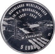 Netherlands 5 Euro (Willem-Alexander Woudagemaal) NEDERLANDS WERLEDERFGOED IR. D. F. WOUDAGEMAAL 1920 - 2020 5 EURO coin reverse Netherlands 5 Euro (Willem-Alexander Woudagemaal) NEDERLANDS WERLEDERFGOED IR. D. F. WOUDAGEMAAL 1920 - 2020 5 EURO coin reverse