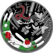 Lithuania 5 Euro Zuikis Puikis 2022 (ʟMk) ZUIKIS PUIKIS coin reverse Lithuania 5 Euro Zuikis Puikis 2022 (ʟMk) ZUIKIS PUIKIS coin reverse