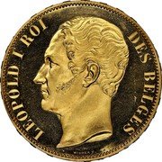 Belgium 5 Francs Leopold I 1847 KM# Pn35 LEOPOLD I ROI DES BELGES L WIENER coin obverse Belgium 5 Francs Leopold I 1847 KM# Pn35 LEOPOLD I ROI DES BELGES L WIENER coin obverse