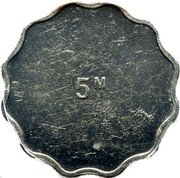 Malta 5 Mils (Planchet Trial) 5 M coin reverse Malta 5 Mils (Planchet Trial) 5 M coin reverse