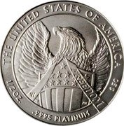 USA 50 Dollars (Eagle) UNITED STATES OF AMERICA W $50 .9995 PLATINUM 1/2 OZ. coin reverse USA 50 Dollars (Eagle) UNITED STATES OF AMERICA W $50 .9995 PLATINUM 1/2 OZ. coin reverse