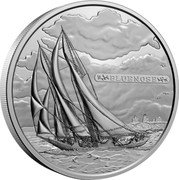 Canada 500 Dollars Bluenose 2021 BLUENOSE coin reverse Canada 500 Dollars Bluenose 2021 BLUENOSE coin reverse