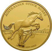 Australia 500 dollars Stock Horse 2016 P Proof AUSTRALIAN STOCK HORSE P IJ 2016 5 OZ 9999 GOLD coin reverse Australia 500 dollars Stock Horse 2016 P Proof AUSTRALIAN STOCK HORSE P IJ 2016 5 OZ 9999 GOLD coin reverse