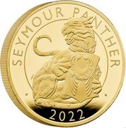 UK 500 Pounds Royal Tudor Beast IX The Seymour Panther 2022 D L SEYMOR PANTER 2022 coin reverse UK 500 Pounds Royal Tudor Beast IX The Seymour Panther 2022 D L SEYMOR PANTER 2022 coin reverse