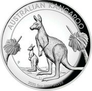 Australia 8 Dollars (Kangaroo) AUSTRALIAN KANGAROO 2020 5 OZ 9999 SILVER P coin reverse Australia 8 Dollars (Kangaroo) AUSTRALIAN KANGAROO 2020 5 OZ 9999 SILVER P coin reverse