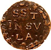 Netherlands Duit ND (1628-1632) Decimal Coinage SST INSV LA coin reverse Netherlands Duit ND (1628-1632) Decimal Coinage SST INSV LA coin reverse