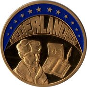 Netherlands ECU 1993 Decimal Coinage NEDERLAND coin obverse