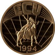 Netherlands ECU Artist 1994 ECU 1994 coin reverse Netherlands ECU Artist 1994 ECU 1994 coin reverse