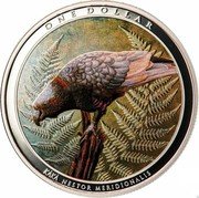 New Zealand One Dollar Kaka 2021 ONE DOLLAR KĀKĀ NESTOR MERIDIONALIS coin reverse New Zealand One Dollar Kaka 2021 ONE DOLLAR KĀKĀ NESTOR MERIDIONALIS coin reverse