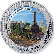 Spain 1 1/2 Euro Crampton 80 - Le Continent 2021 M CRAMPTON 80 – LE CONTINENT ESPAÑA 2021 coin obverse Spain 1 1/2 Euro Crampton 80 - Le Continent 2021 M CRAMPTON 80 – LE CONTINENT ESPAÑA 2021 coin obverse
