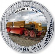 Spain 1 1/2 Euro Siemens & Halske 2021 M SIEMENS & HALSKE ESPAÑA 2021 coin obverse Spain 1 1/2 Euro Siemens & Halske 2021 M SIEMENS & HALSKE ESPAÑA 2021 coin obverse