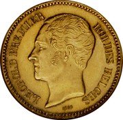 Belgium 1/2 Franc (Leopold I Pattern) LEOPOLD PREMIER ROI DES BELGES 1859 coin obverse Belgium 1/2 Franc (Leopold I Pattern) LEOPOLD PREMIER ROI DES BELGES 1859 coin obverse