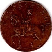 UK 1/2 Penny (Hampshire Petersfield Holland & Andrews) PETERSFIELD coin obverse UK 1/2 Penny (Hampshire Petersfield Holland & Andrews) PETERSFIELD coin obverse