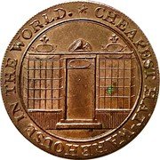 UK Half Penny Middlesex - London Salter's ND (1787-1797)  * CHEAPEST HAT WAREHOUSE IN THE WORLD. coin reverse UK Half Penny Middlesex - London Salter's ND (1787-1797)  * CHEAPEST HAT WAREHOUSE IN THE WORLD. coin reverse